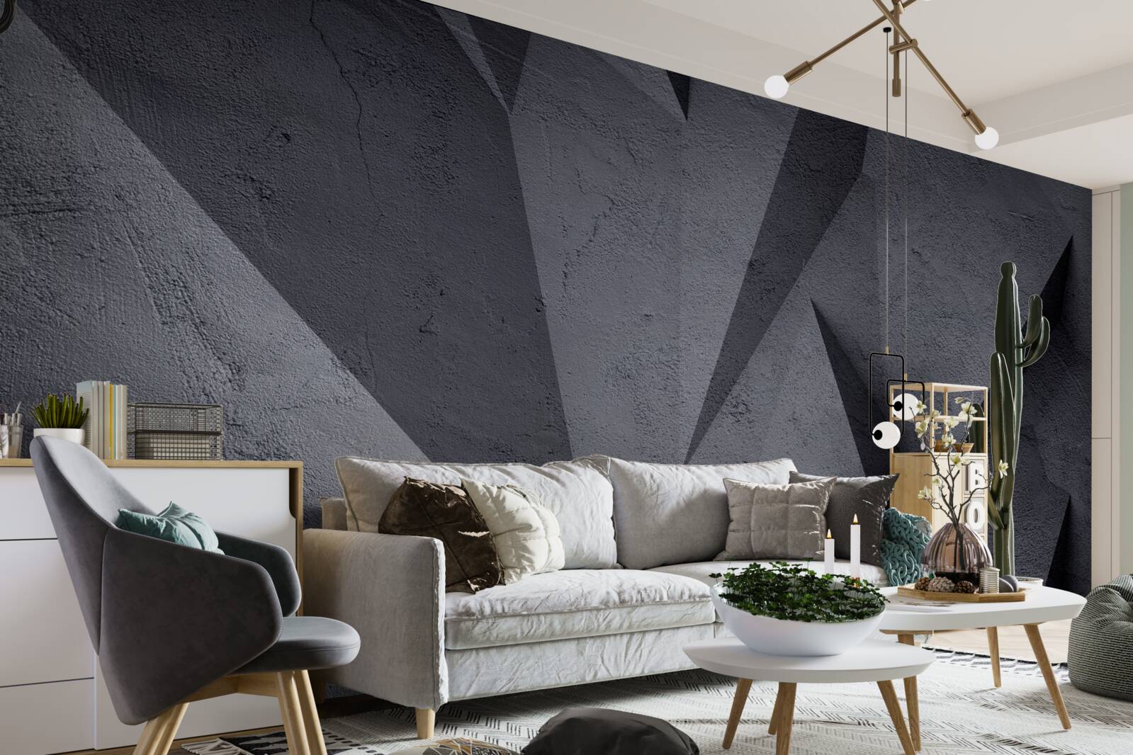 Fototapeta betónové kamenné sochy