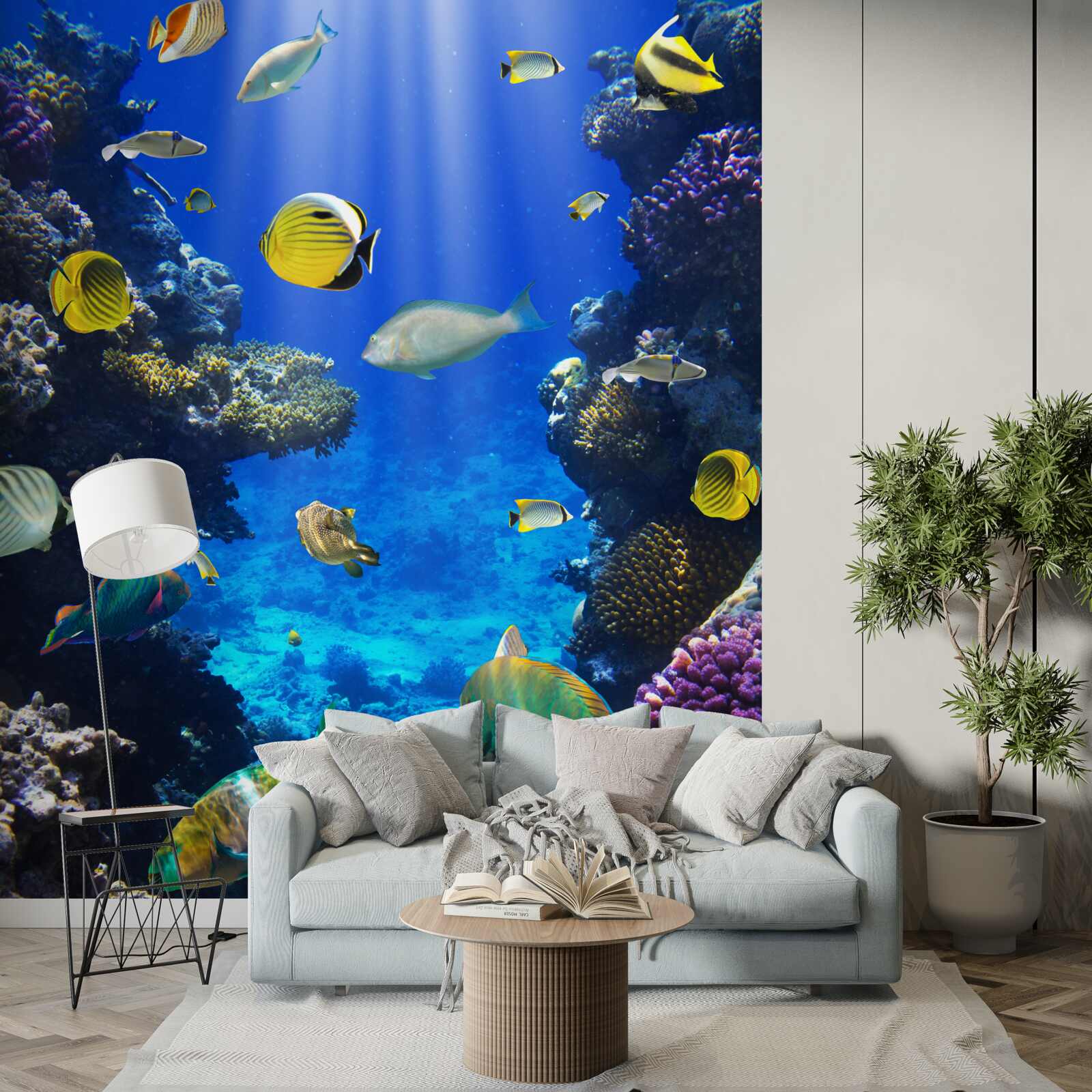 Fototapeta ryby v oceánskych koralových útesoch