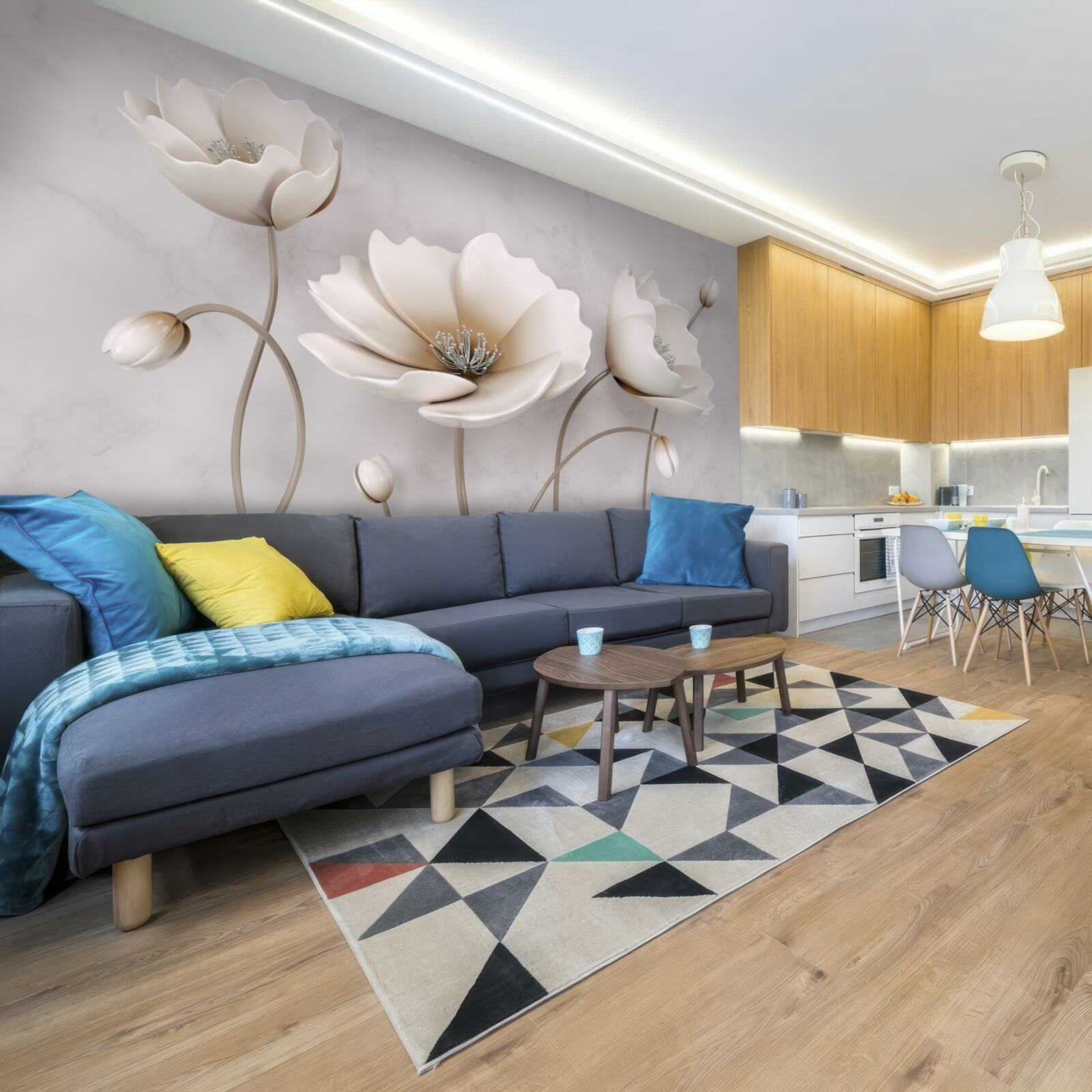 Fototapeta krásne snehobiele kvety