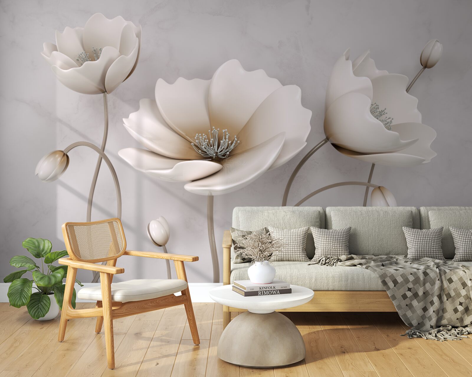 Fototapeta krásne snehobiele kvety