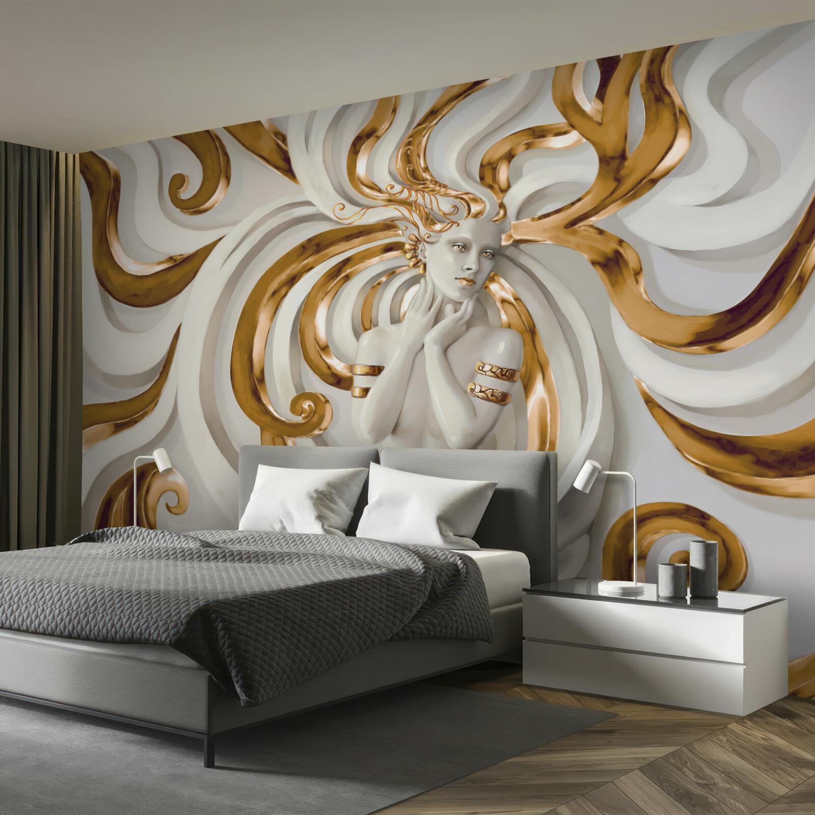 Fototapeta dáma so zlatými vlasmi