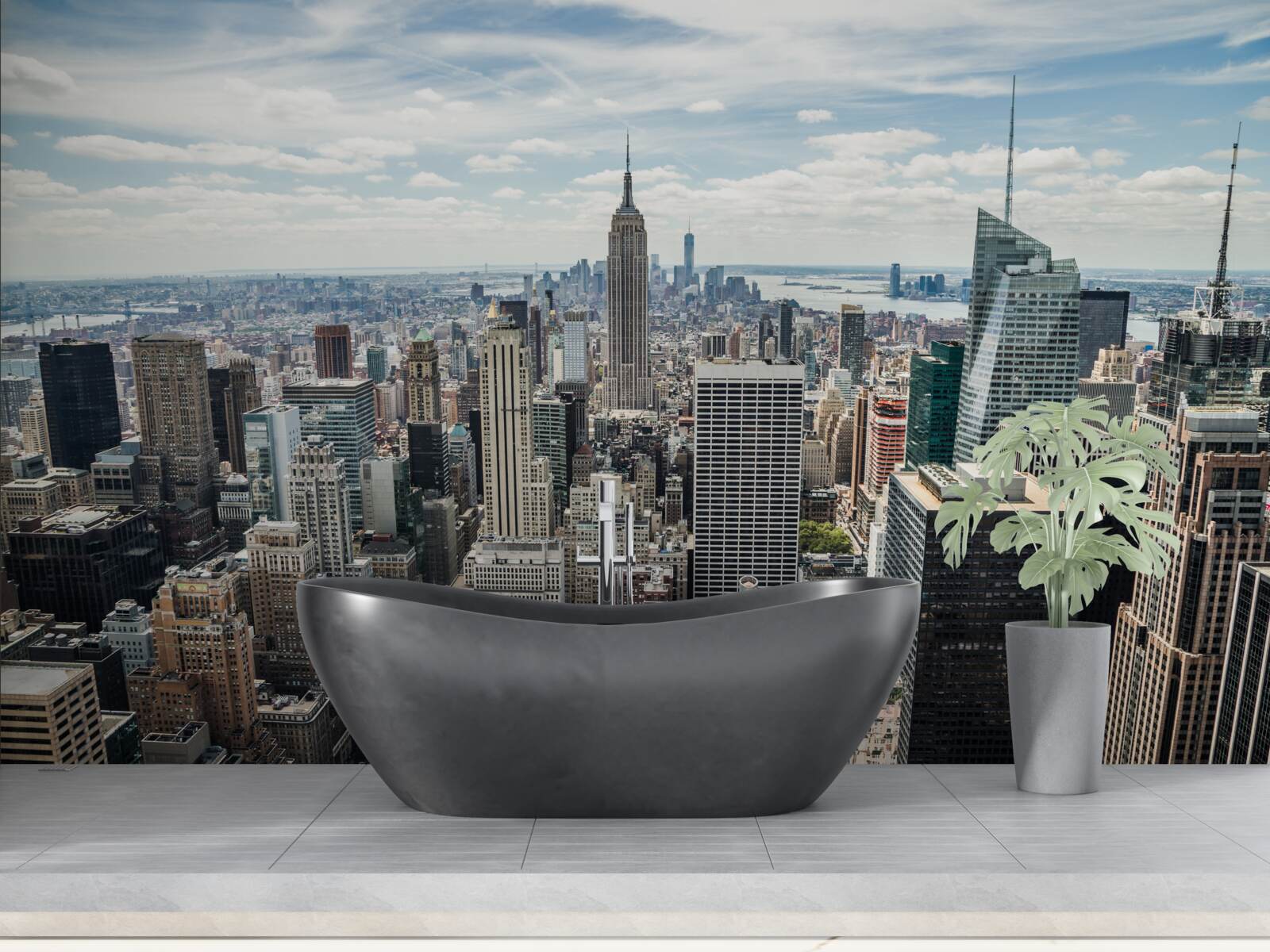 Fototapeta denný pohľad na panorámu mesta