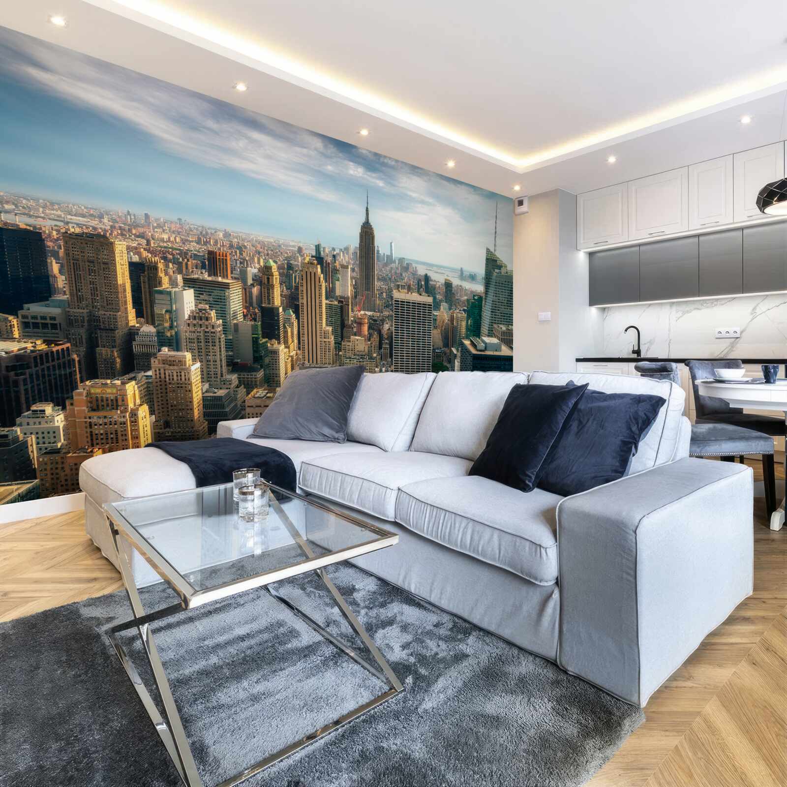 Fototapeta Výstavba Empire State je v plnom prúde