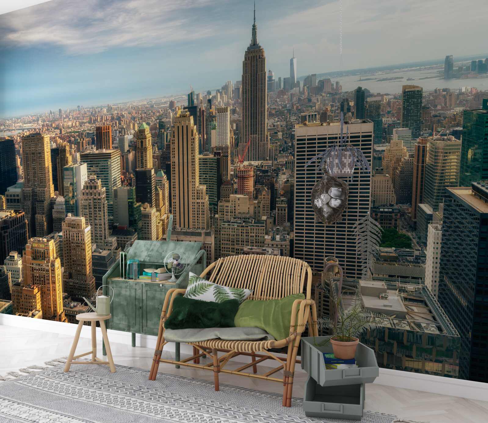 Fototapeta Výstavba Empire State je v plnom prúde