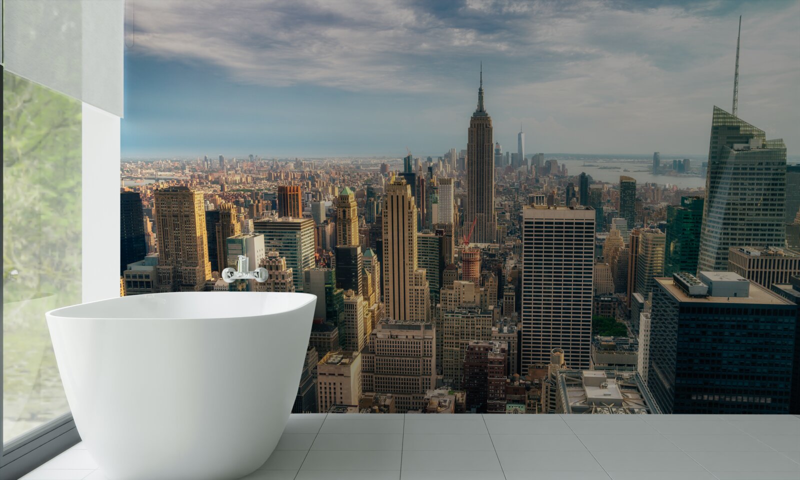 Fototapeta Výstavba Empire State je v plnom prúde