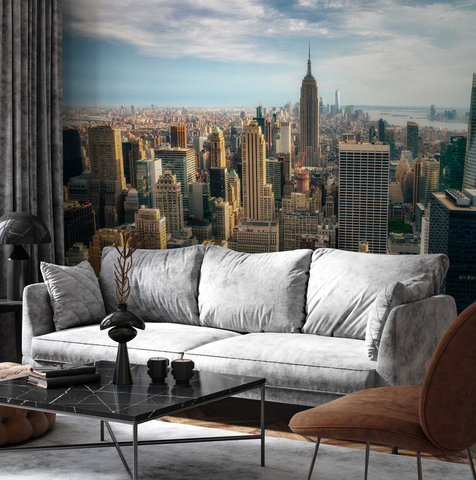 Fototapeta Výstavba Empire State je v plnom prúde