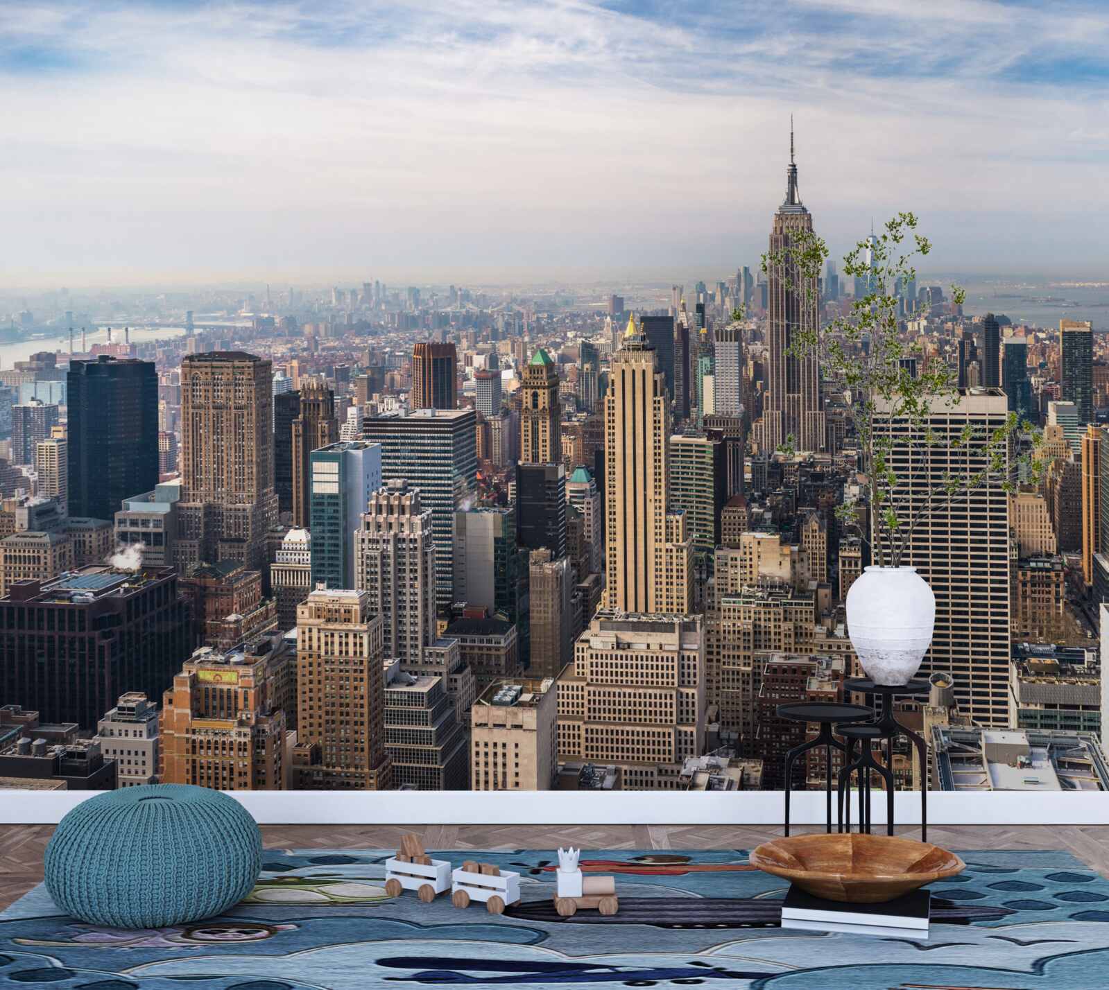 Fototapeta pohľad na Manhattan z vtáčej perspektívy