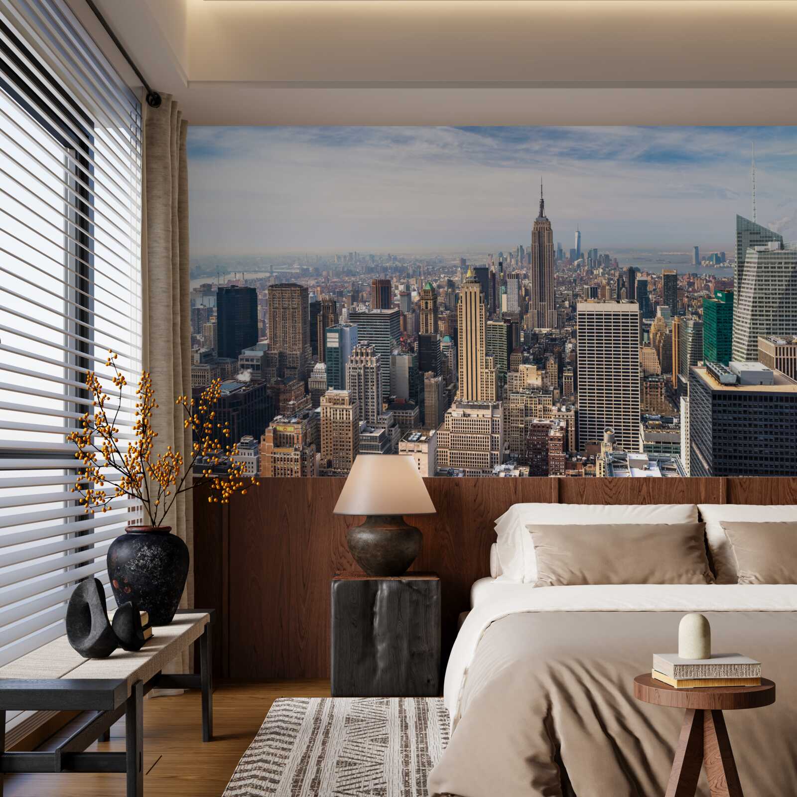 Fototapeta pohľad na Manhattan z vtáčej perspektívy