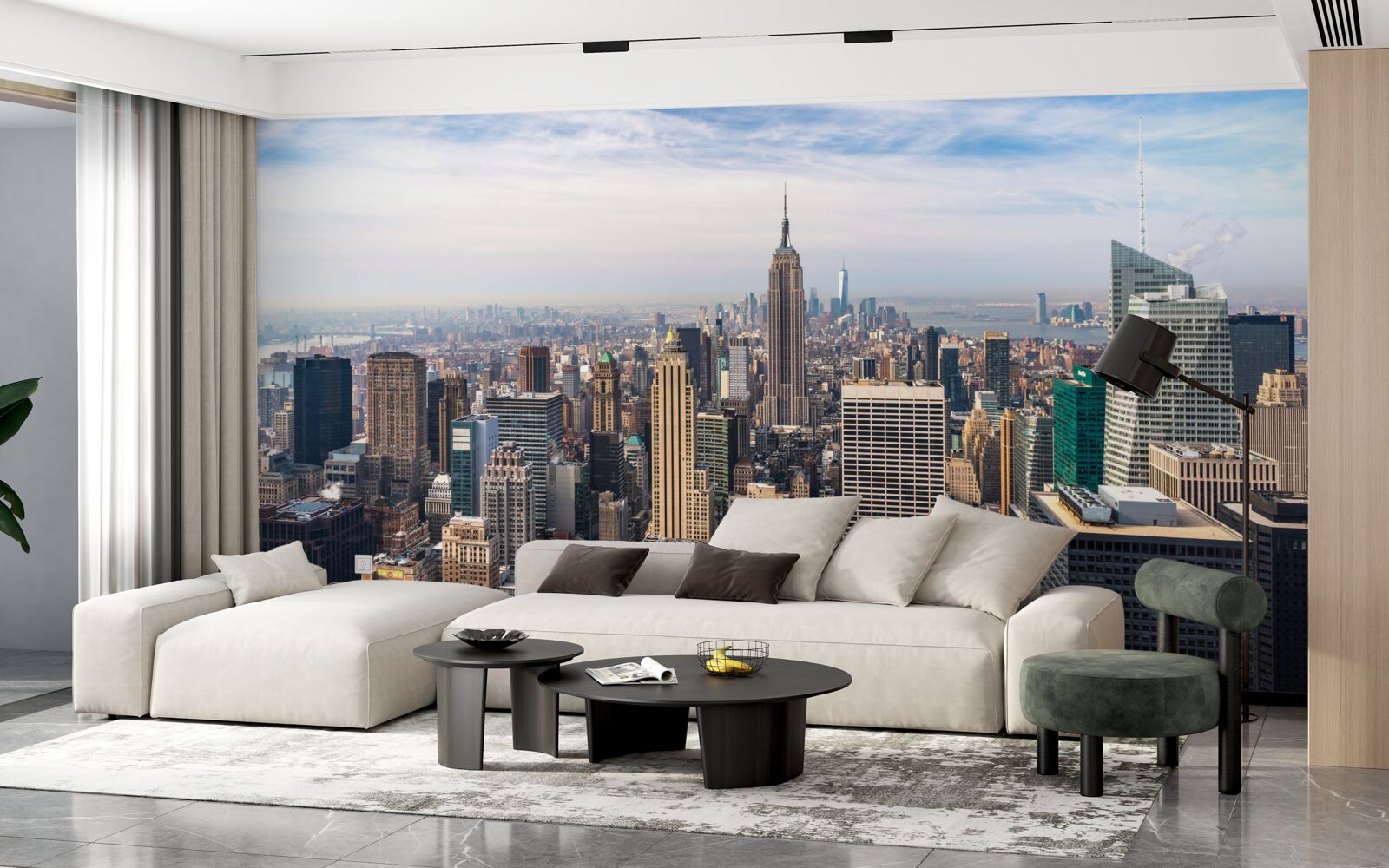 Fototapeta pohľad na Manhattan z vtáčej perspektívy