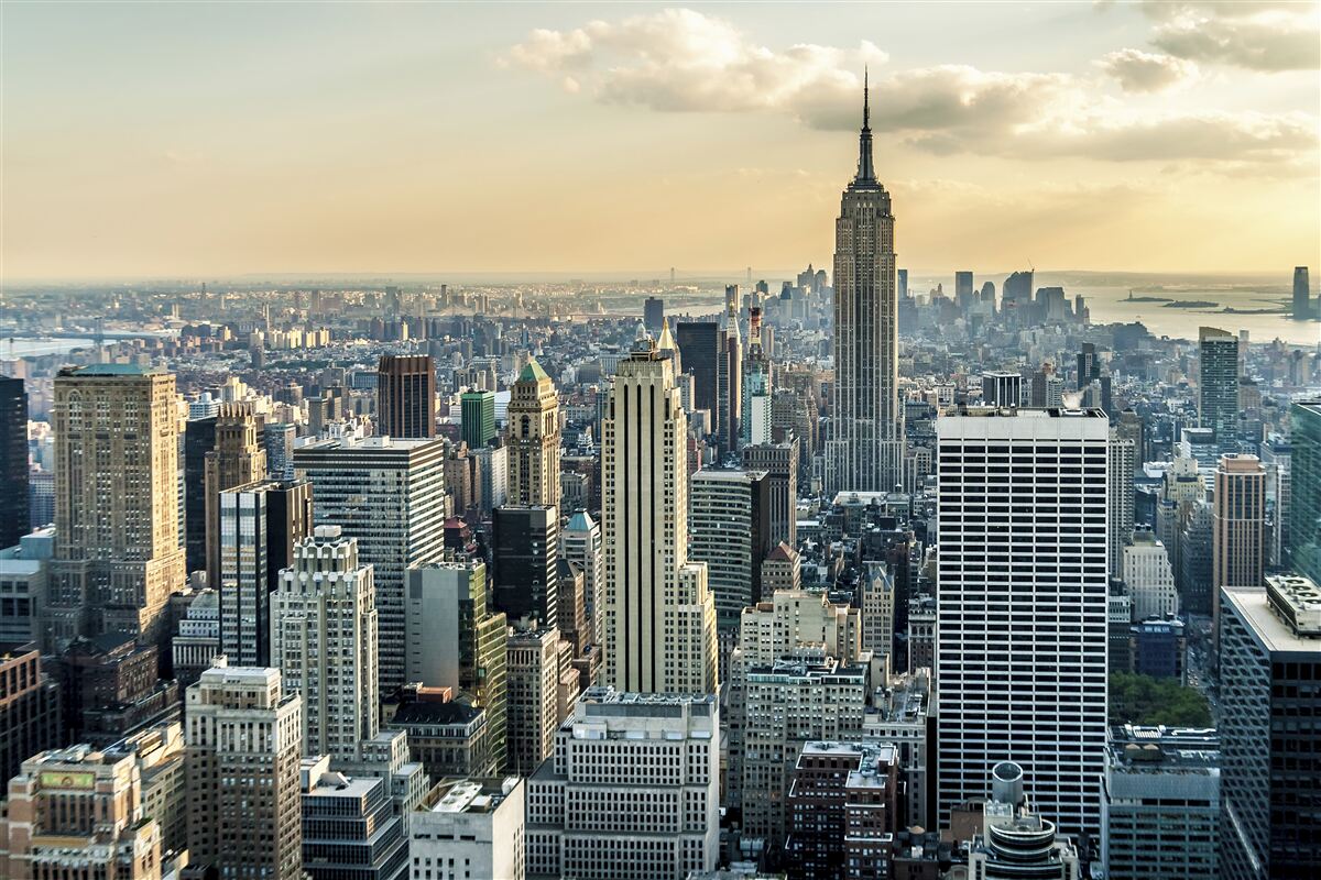 Fototapeta 360 stupňový pohľad na new york