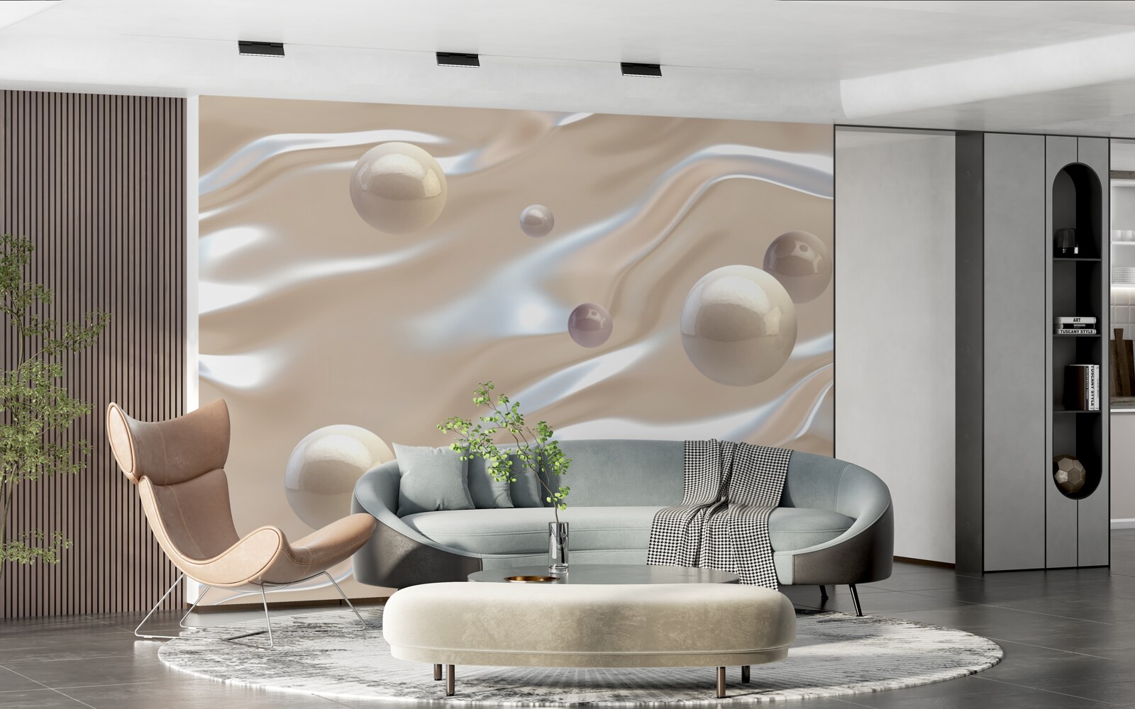 Fototapeta zlaté perly na vodnej hladine