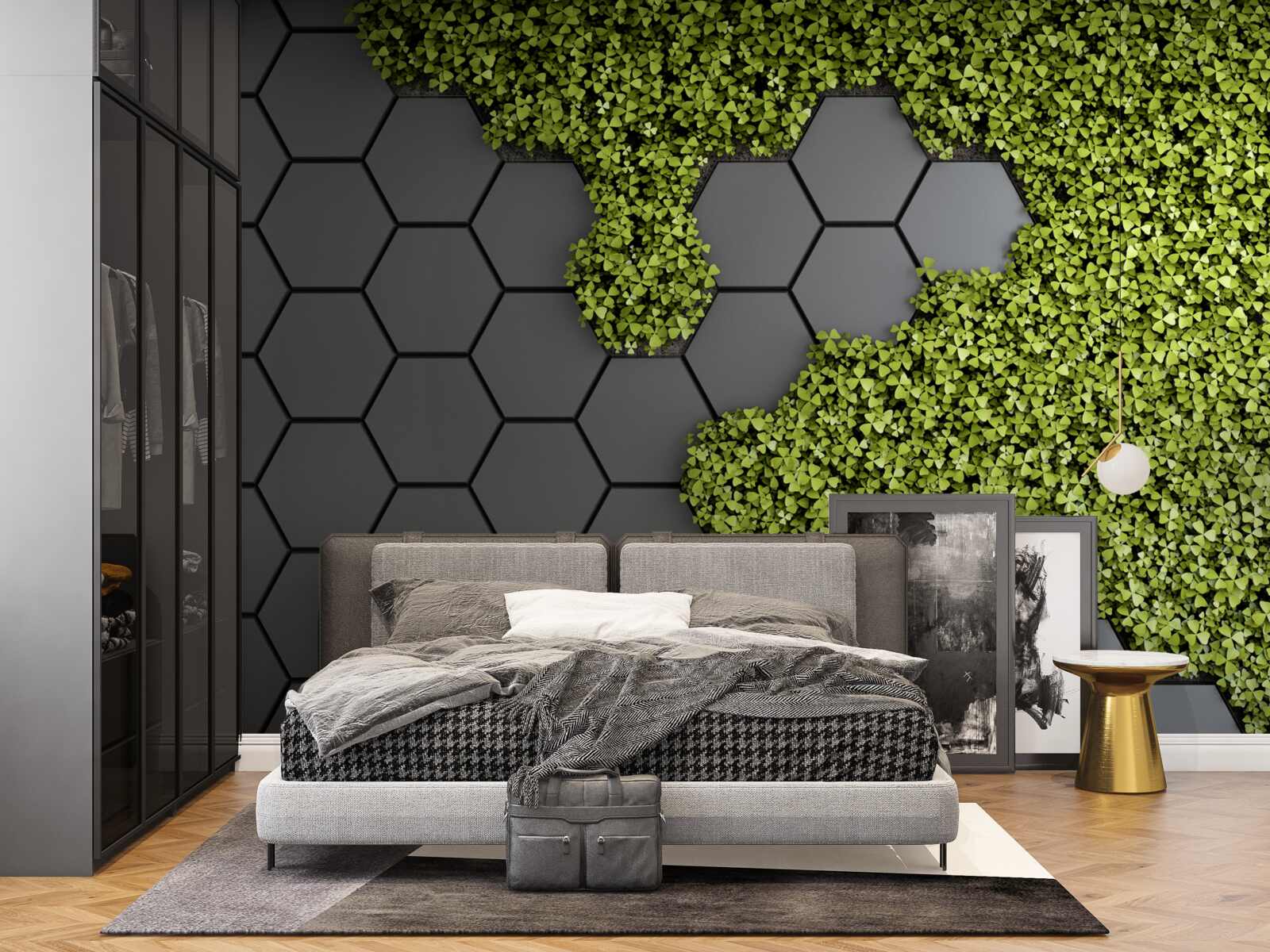 Fototapeta kamenárstvo je pokryté zeleným machom