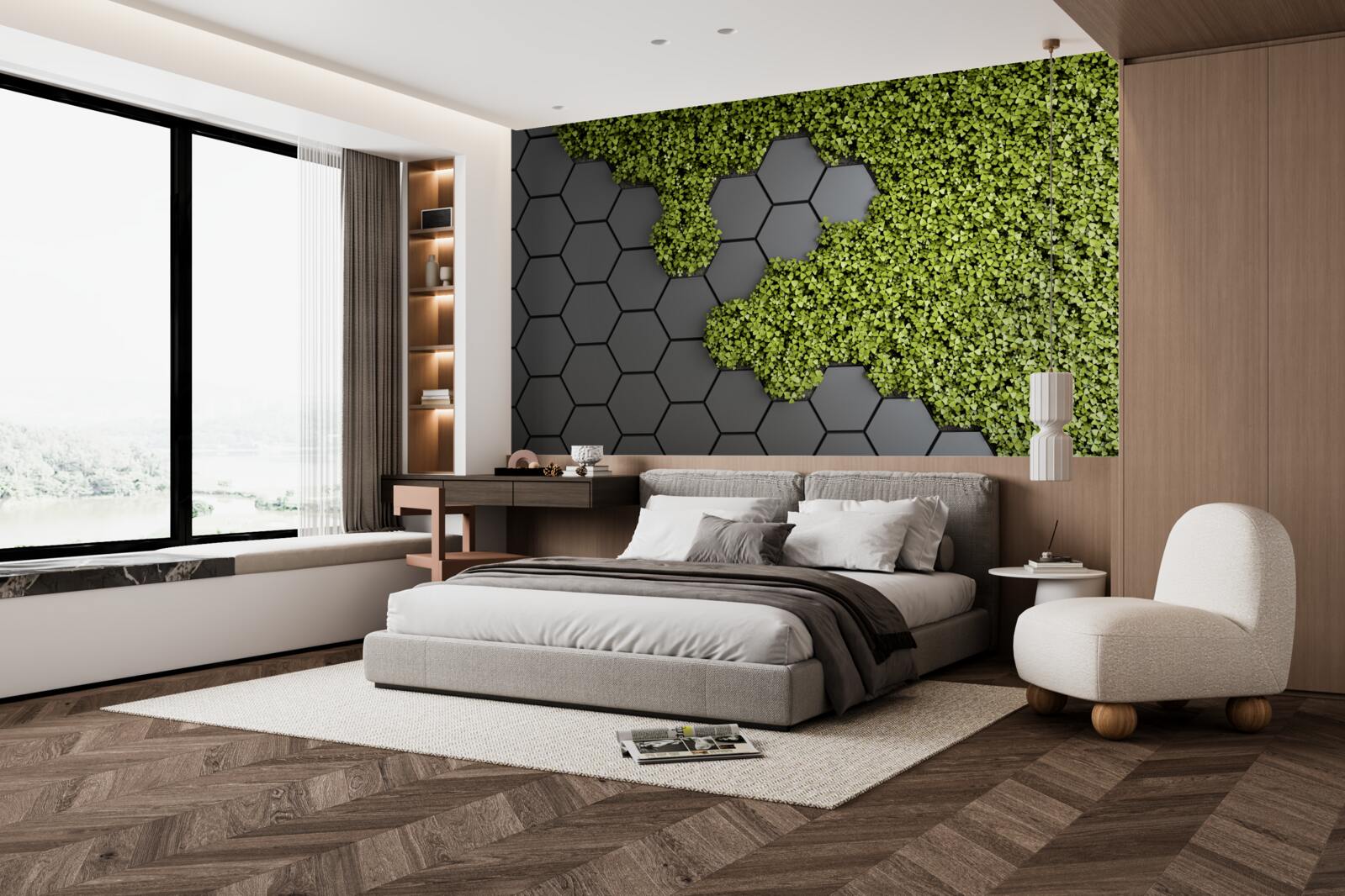 Fototapeta kamenárstvo je pokryté zeleným machom