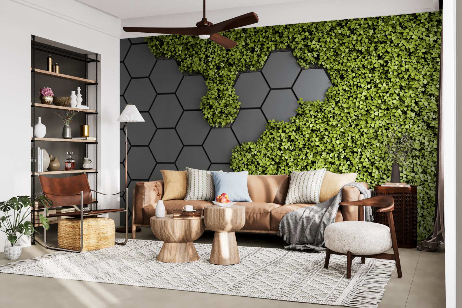 Fototapeta kamenárstvo je pokryté zeleným machom