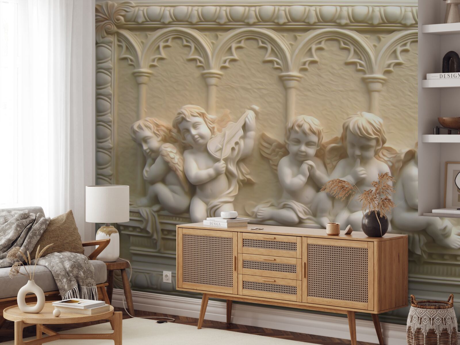 Fototapeta serafíni odpočívajú na verande