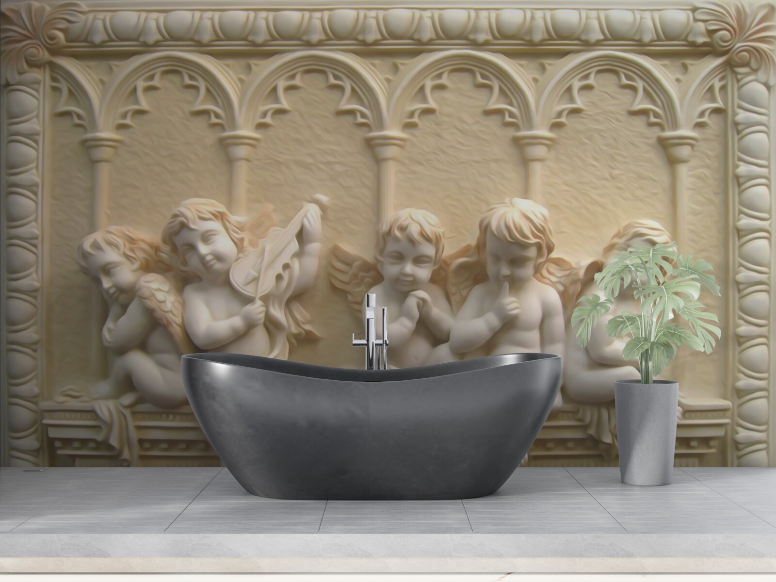 Fototapeta serafíni odpočívajú na verande