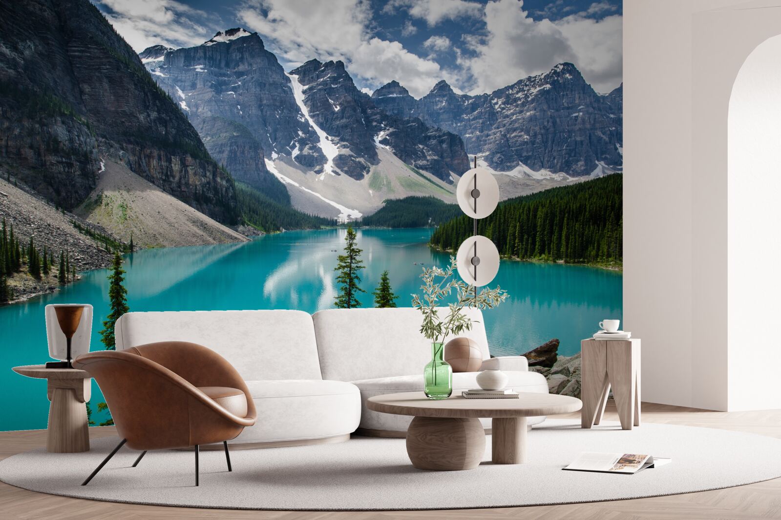 Fototapeta modré horské potoky