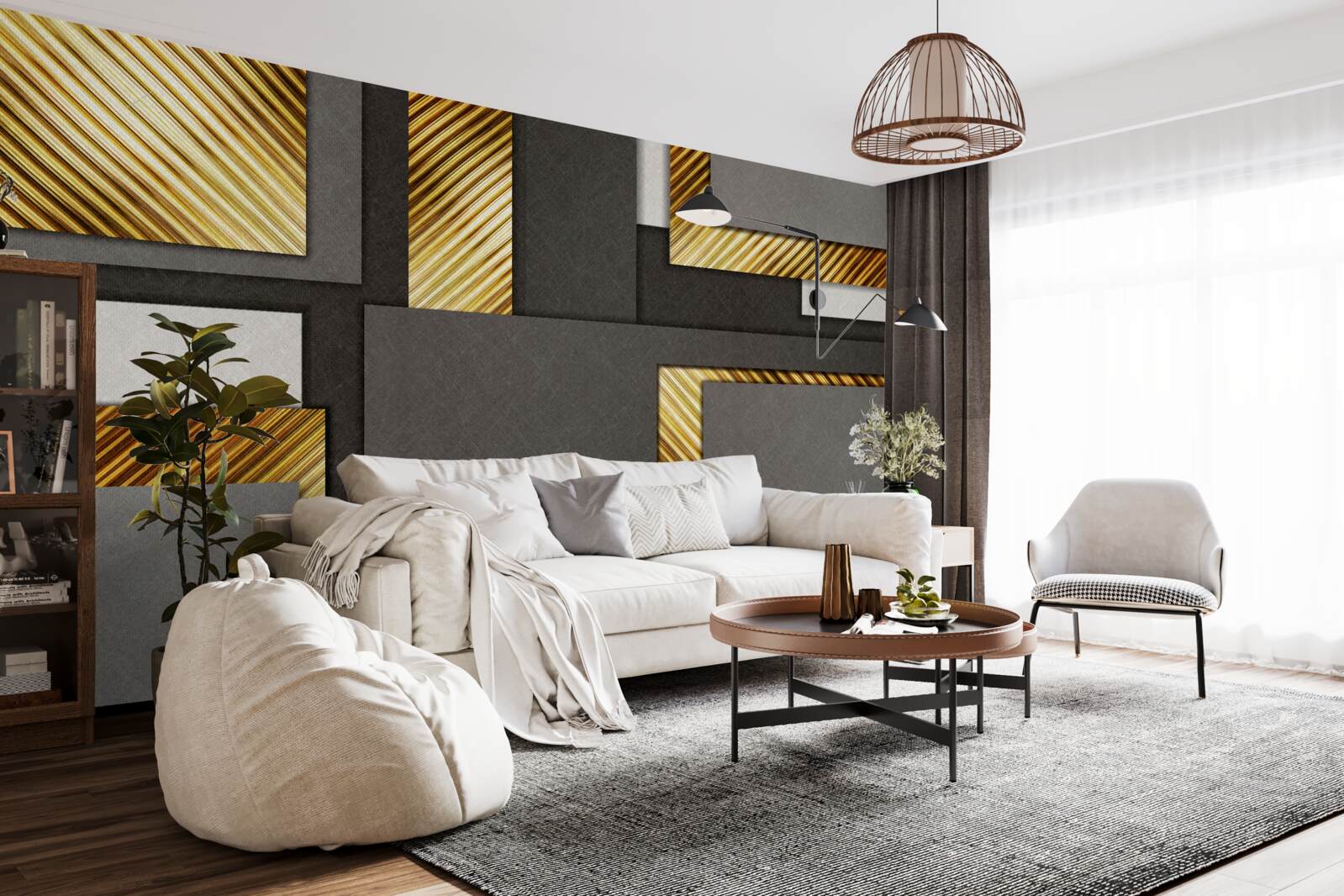 Fototapeta dokonalé proporcionálne rozloženie medzi obdĺžnikmi