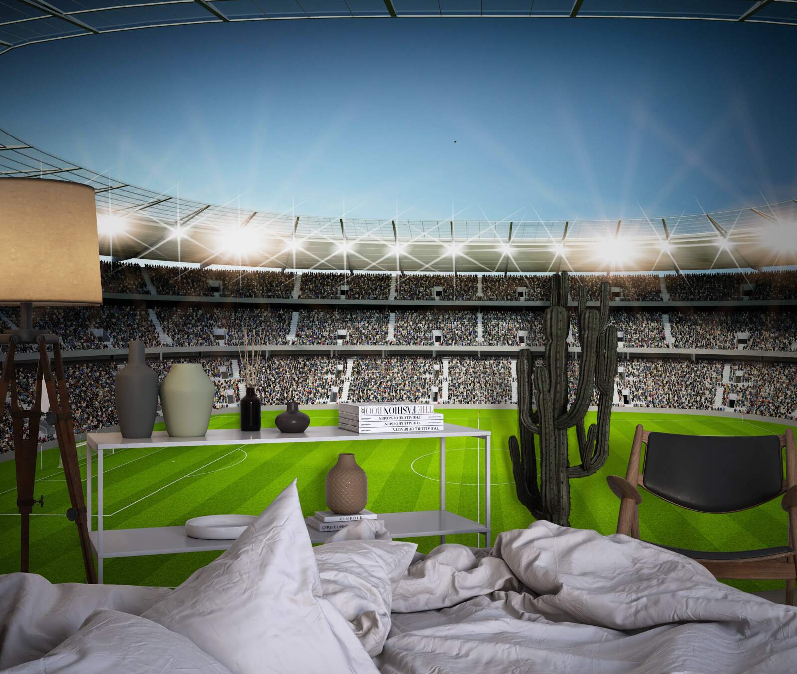 Fototapeta štadión s fanúšikmi