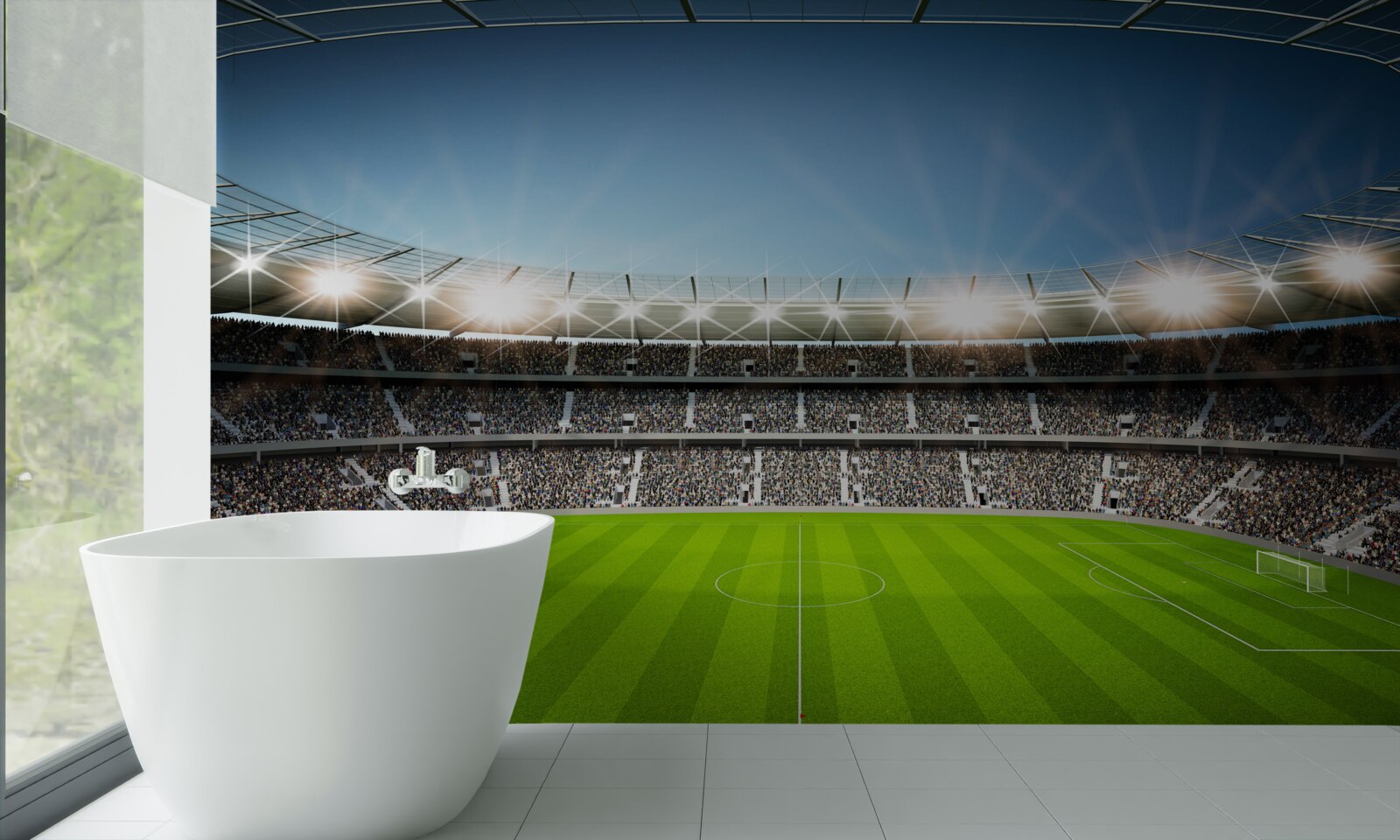 Fototapeta štadión s fanúšikmi