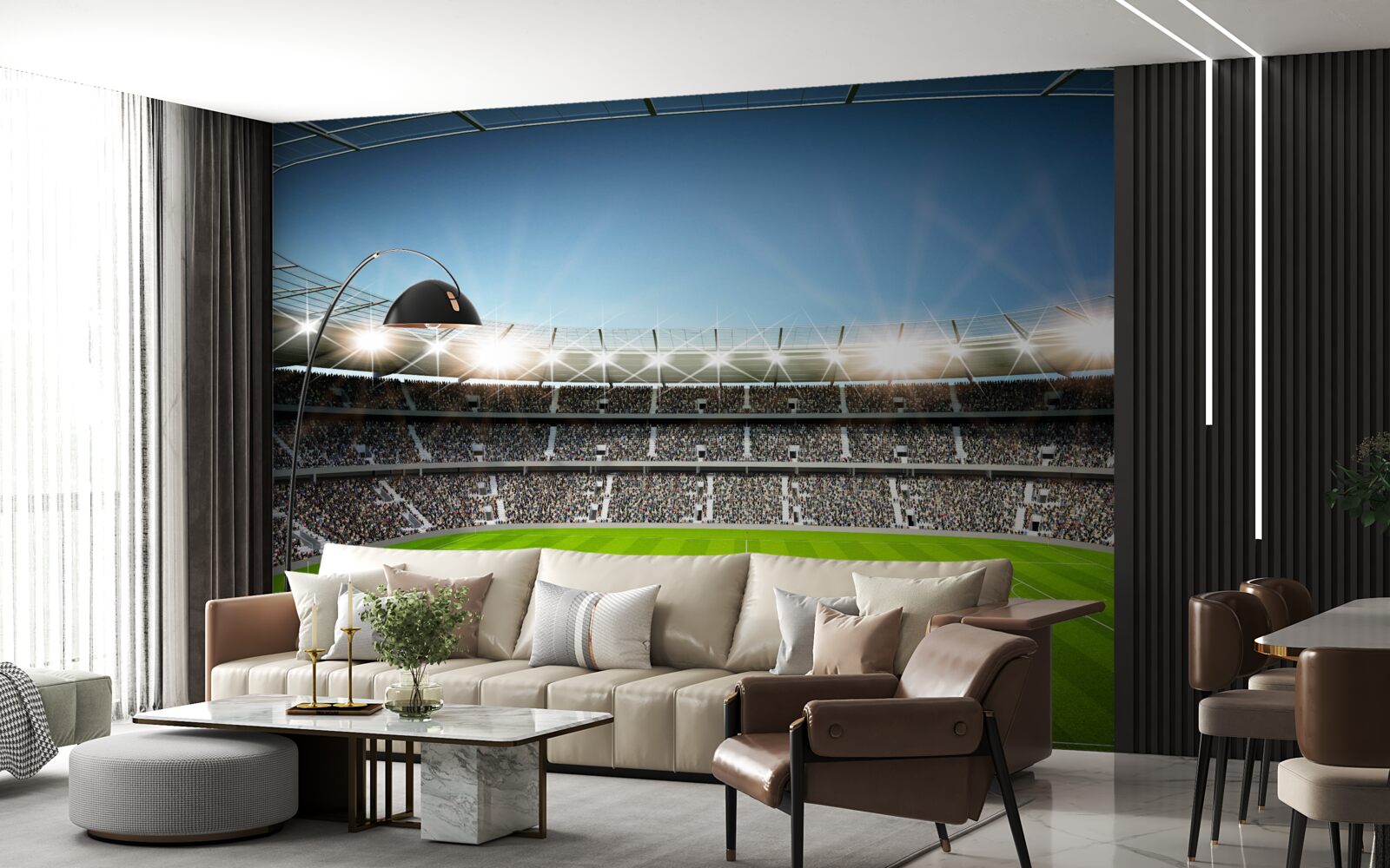 Fototapeta štadión s fanúšikmi