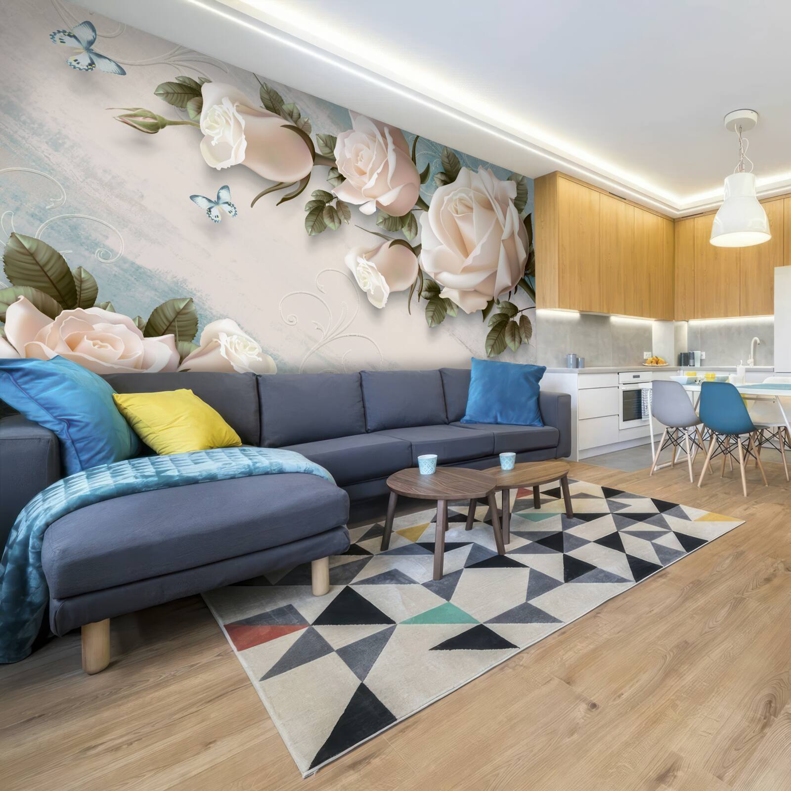 Fototapeta jemné krémové ruže