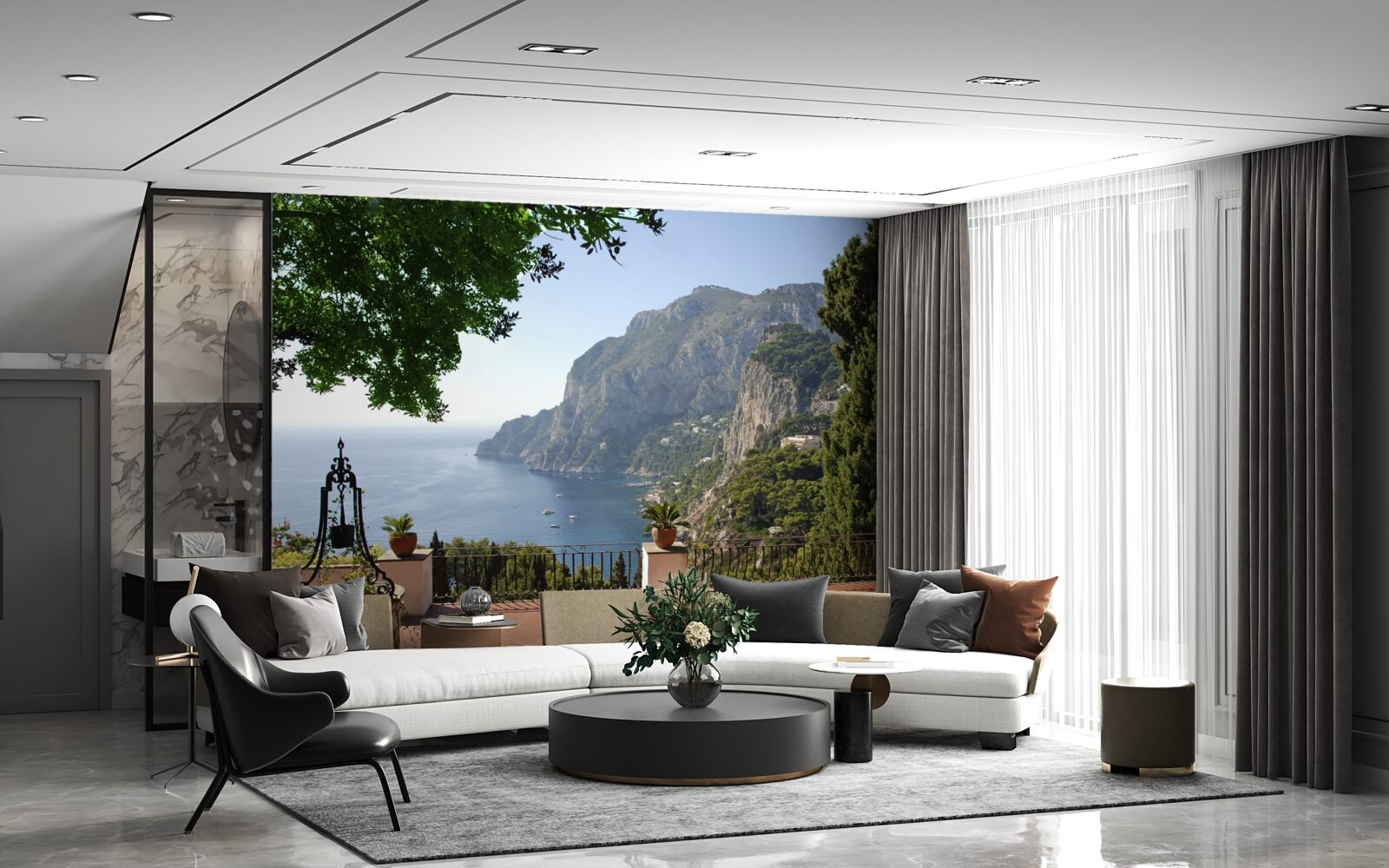 Fototapeta panoráma hôr a oceánu