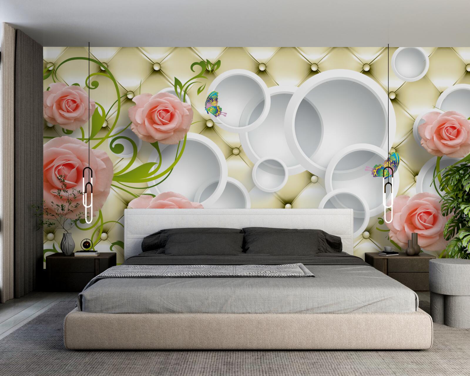 Fototapeta ten ružový ružový púčik je krásny