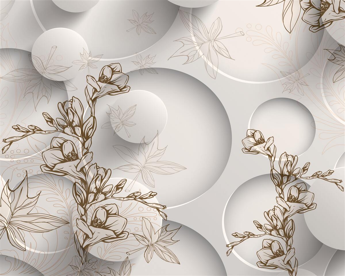 Fototapeta magnólie sú biele a okrúhleho tvaru