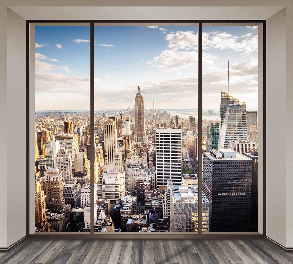 Fototapeta ranný pohľad z okna New Yorku