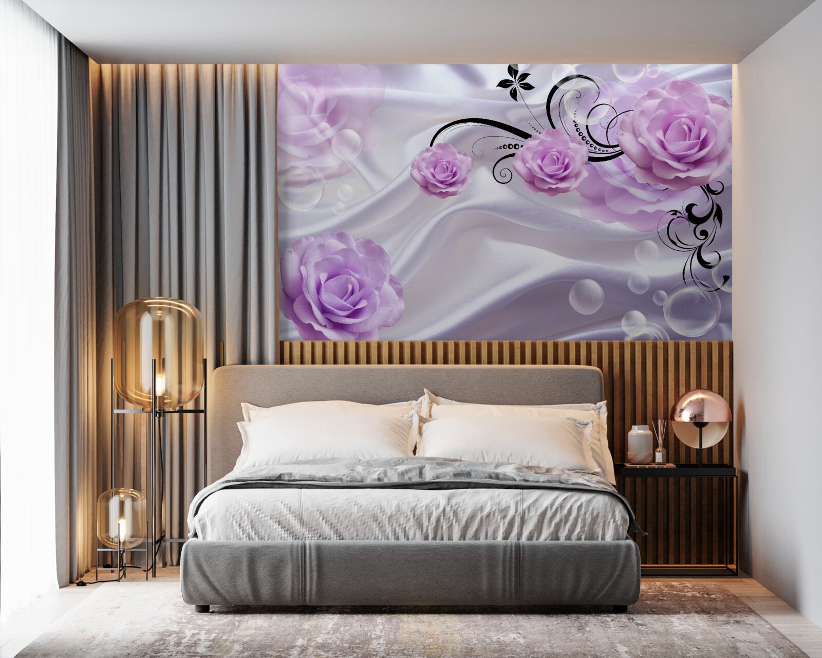 Fototapeta mäkké lila ruže