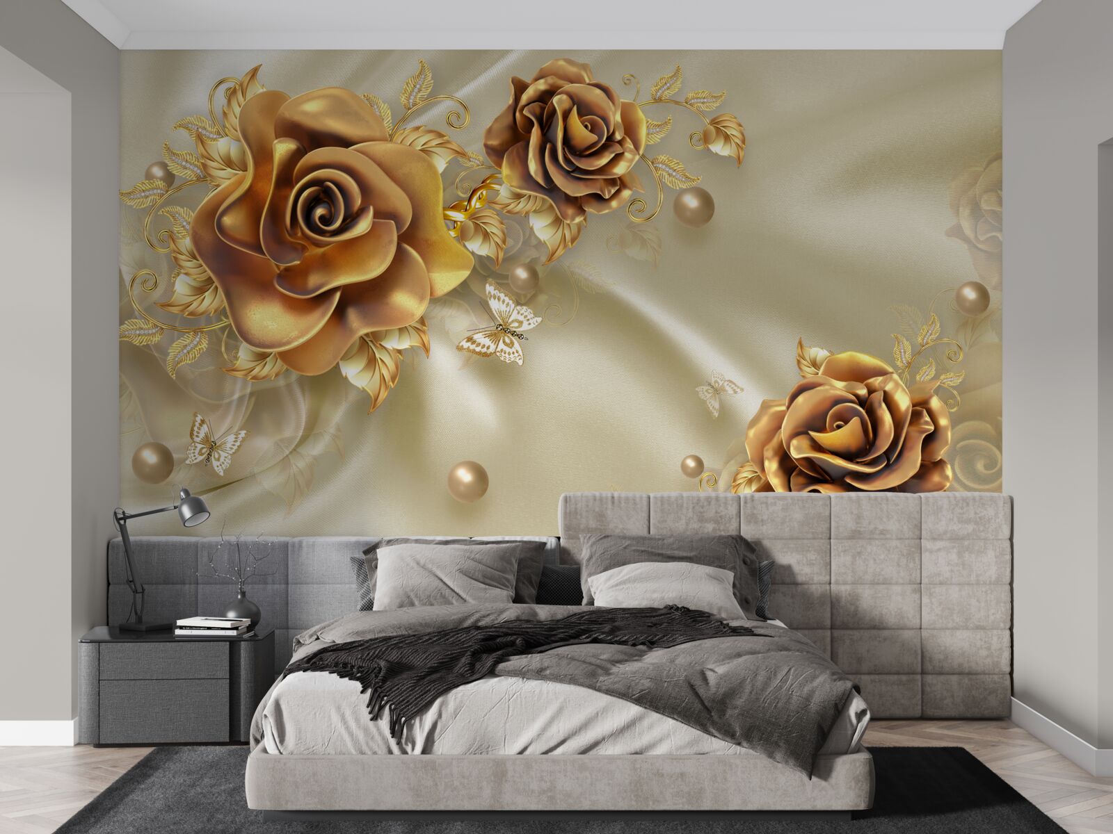 Fototapeta tmavohnedé ruže