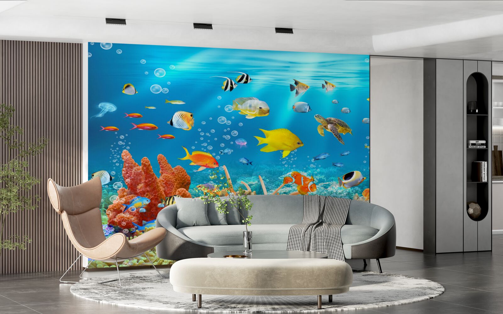 Fototapeta fascinujúci svet pod vodou