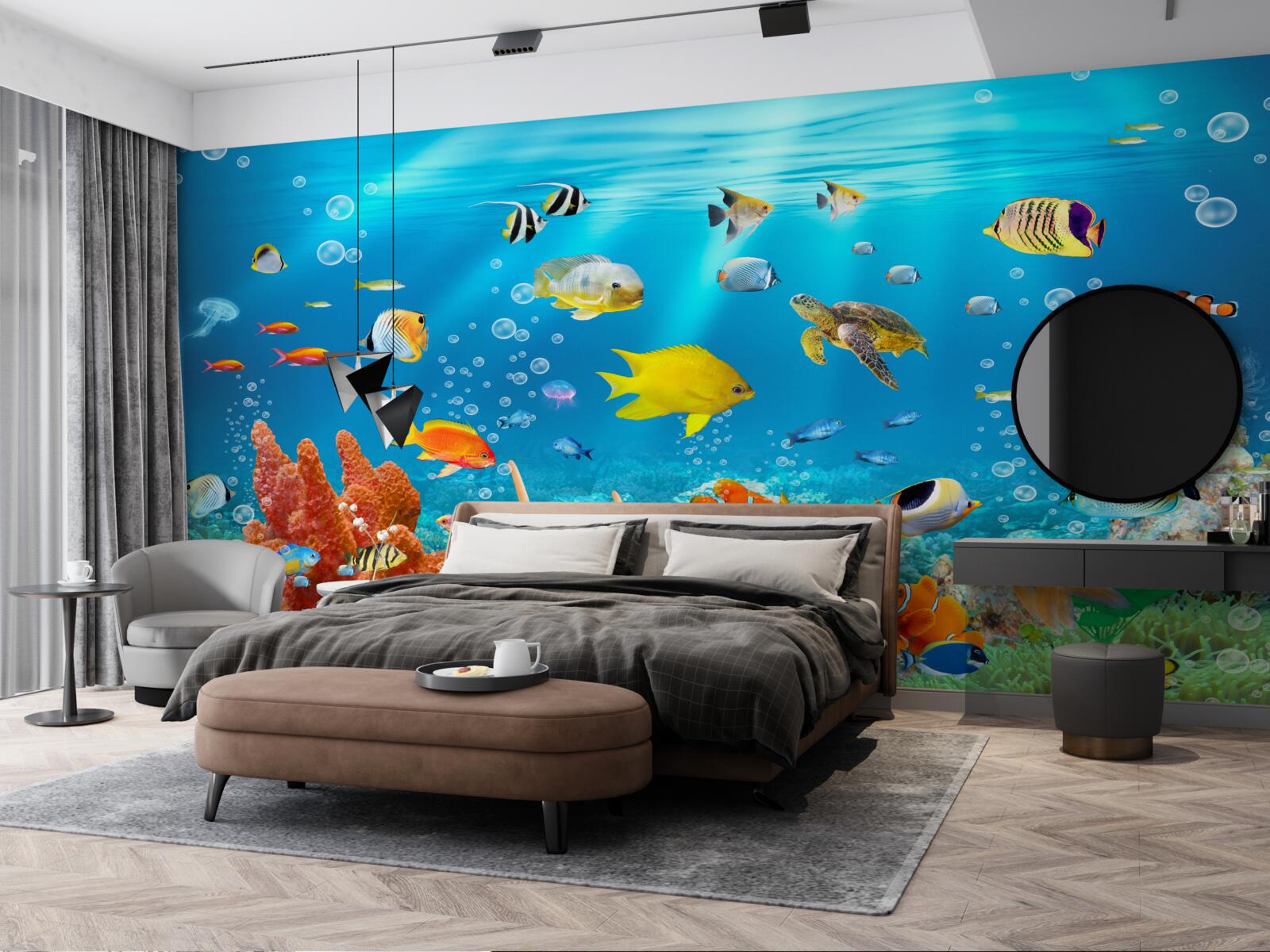 Fototapeta fascinujúci svet pod vodou