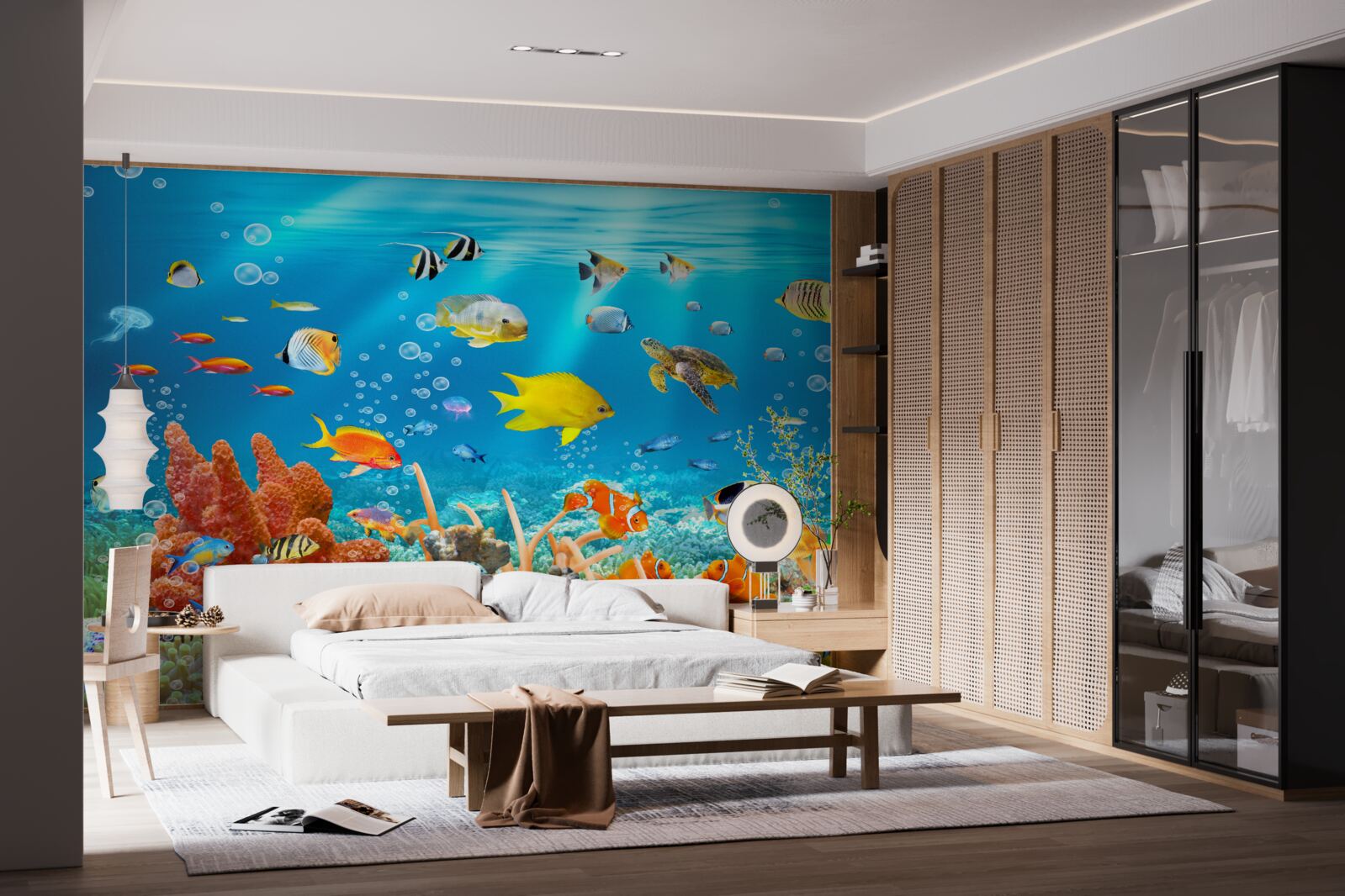 Fototapeta fascinujúci svet pod vodou