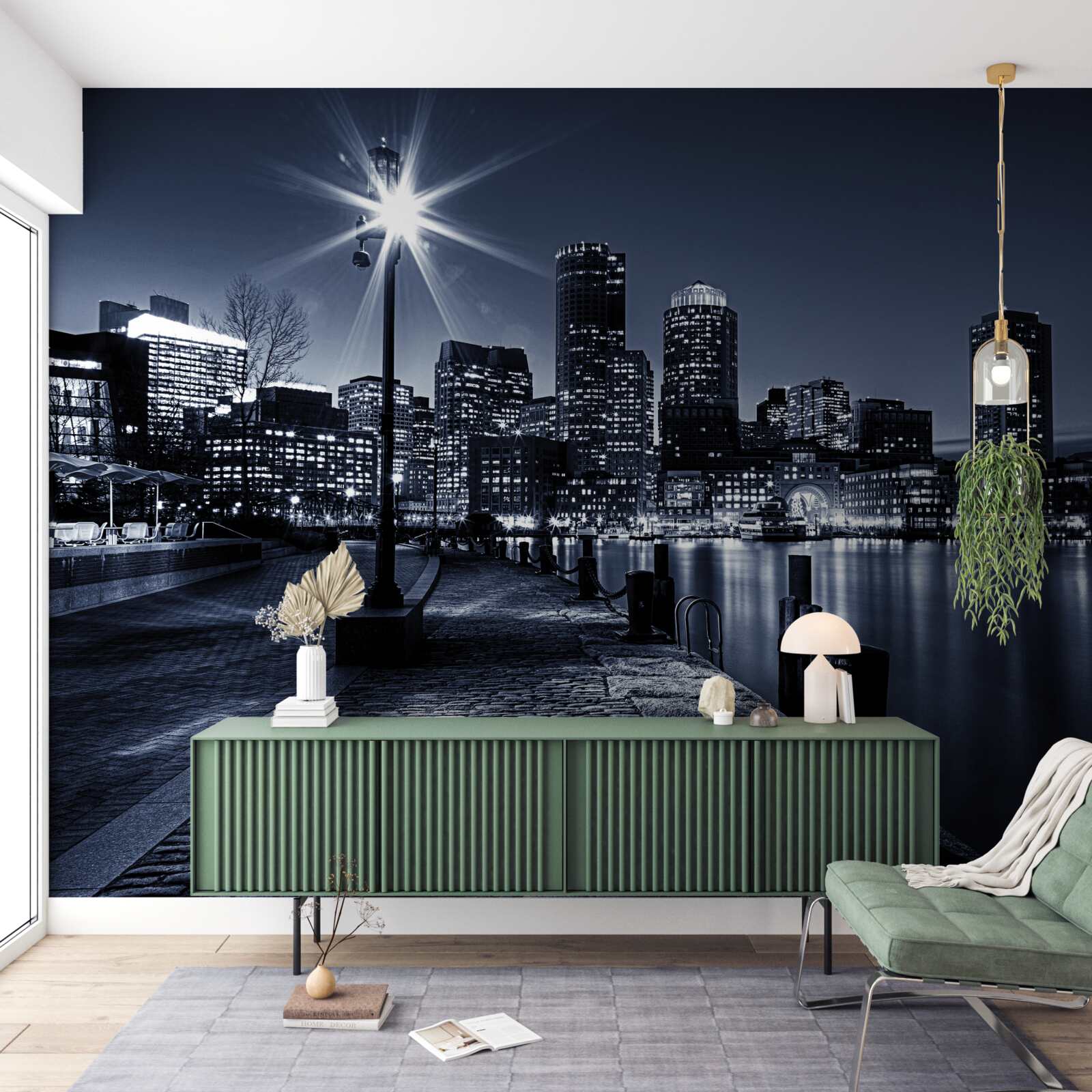 Fototapeta nábrežie mesta je opustené