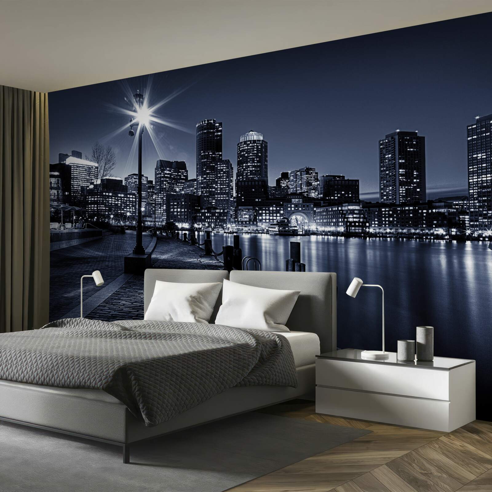 Fototapeta nábrežie mesta je opustené