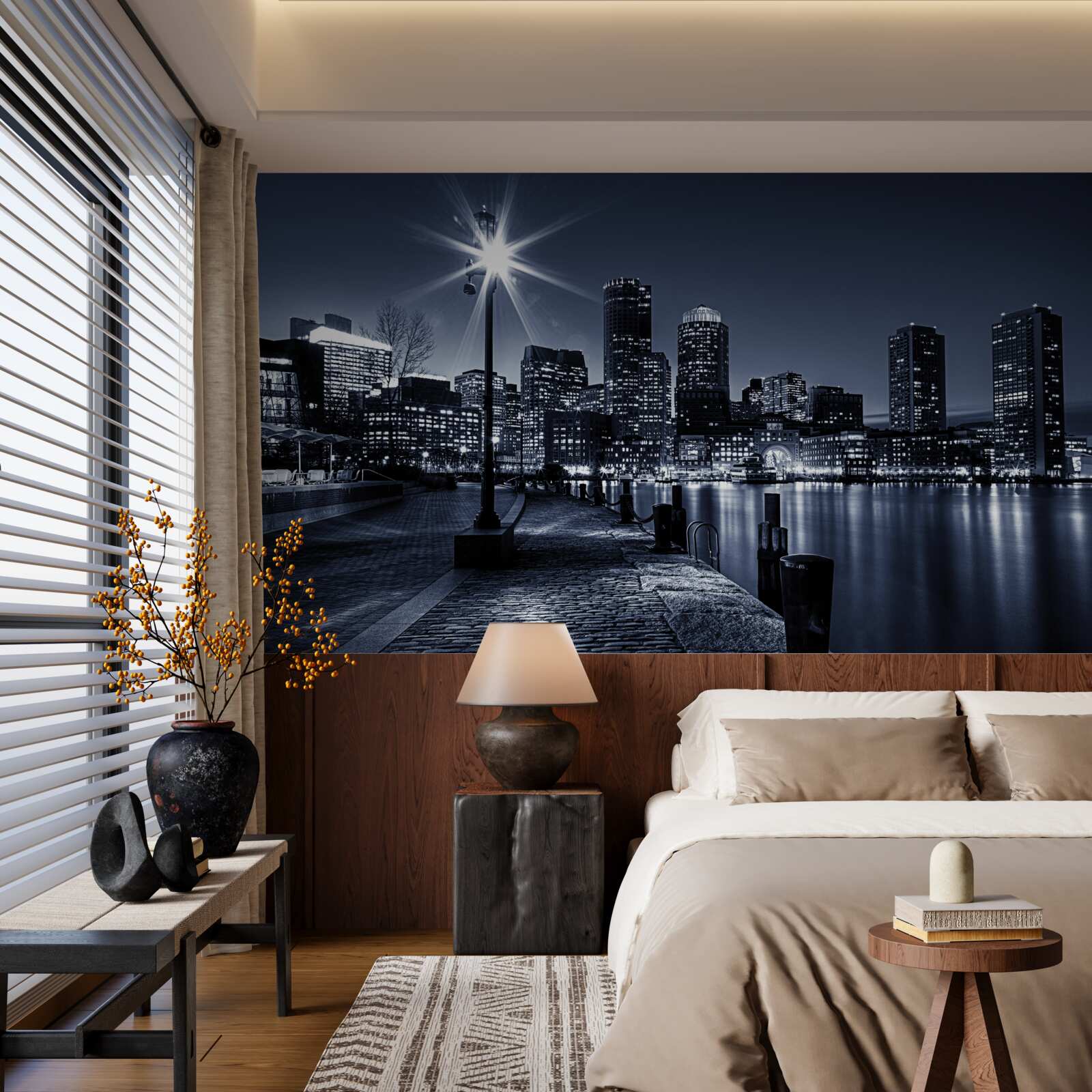 Fototapeta nábrežie mesta je opustené