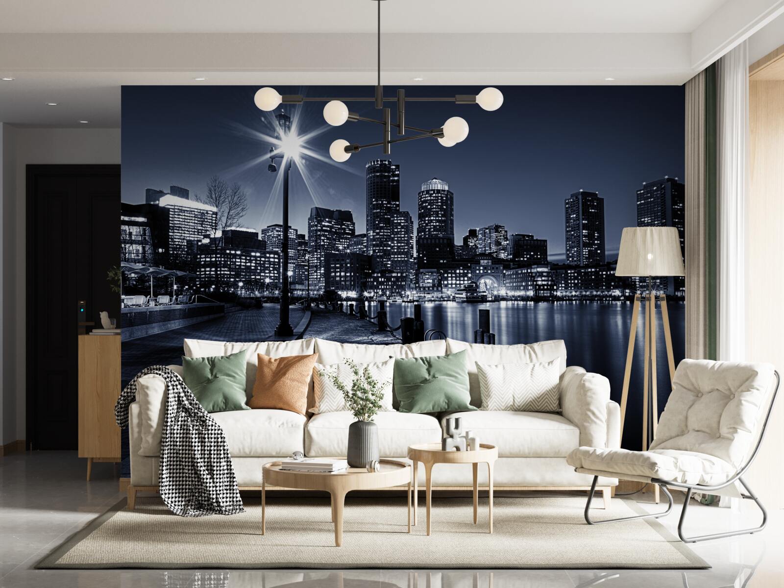 Fototapeta nábrežie mesta je opustené