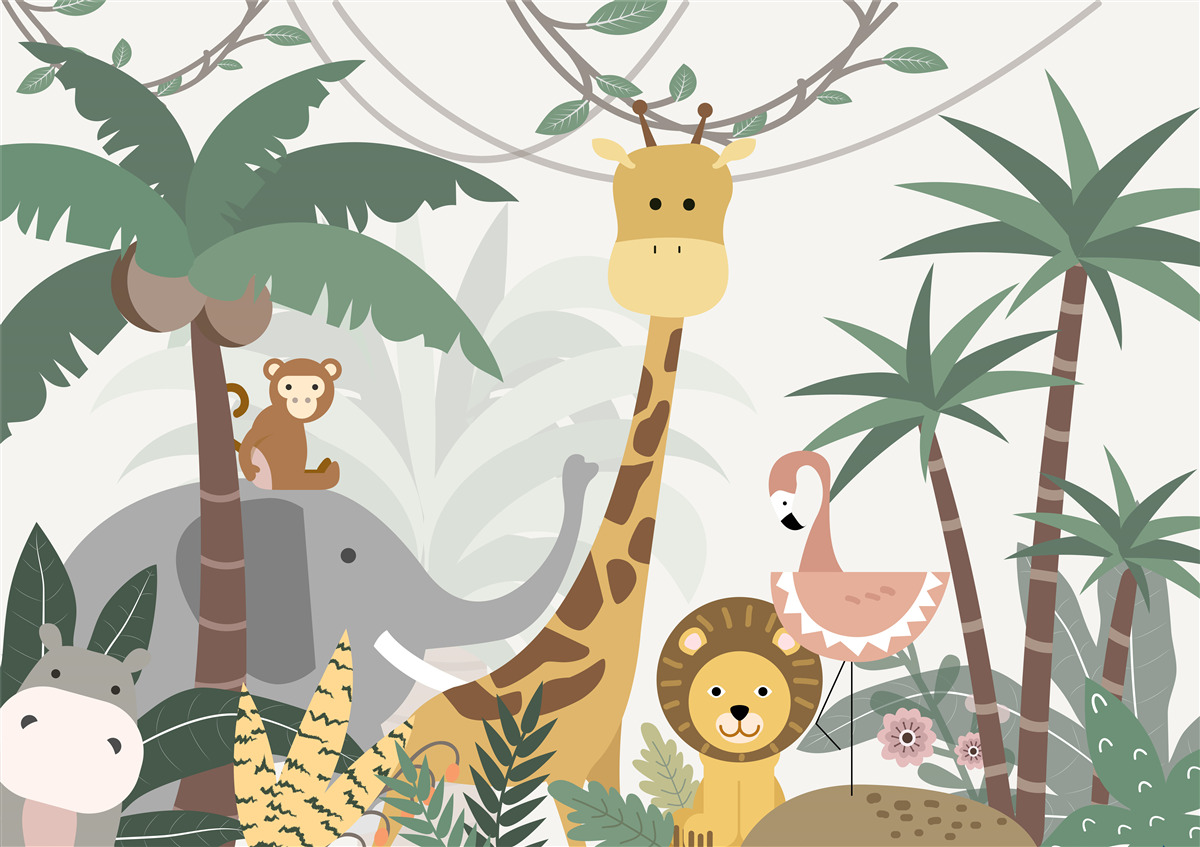 Fototapeta animovaná cesta divočinou