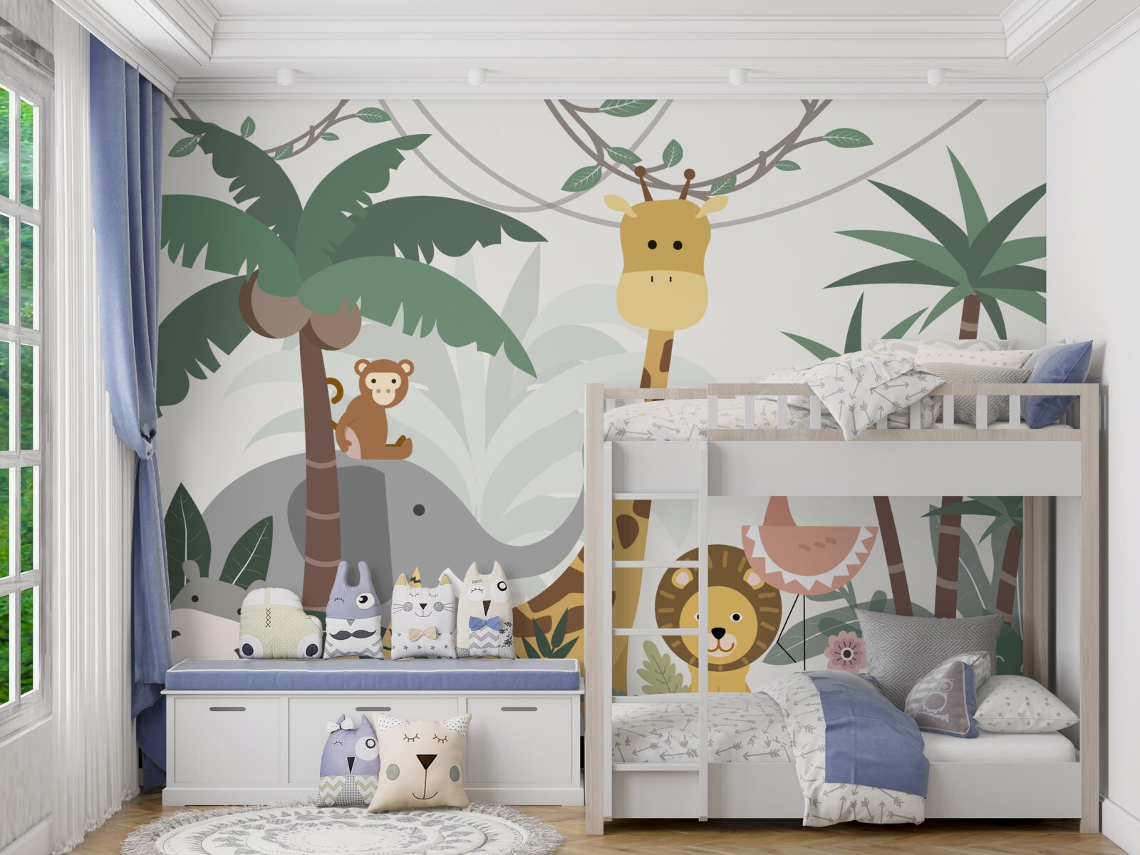 Fototapeta animovaná cesta divočinou