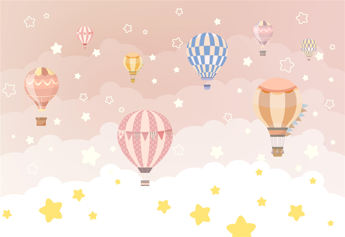 Fototapeta cestovanie teplovzdušným balónom