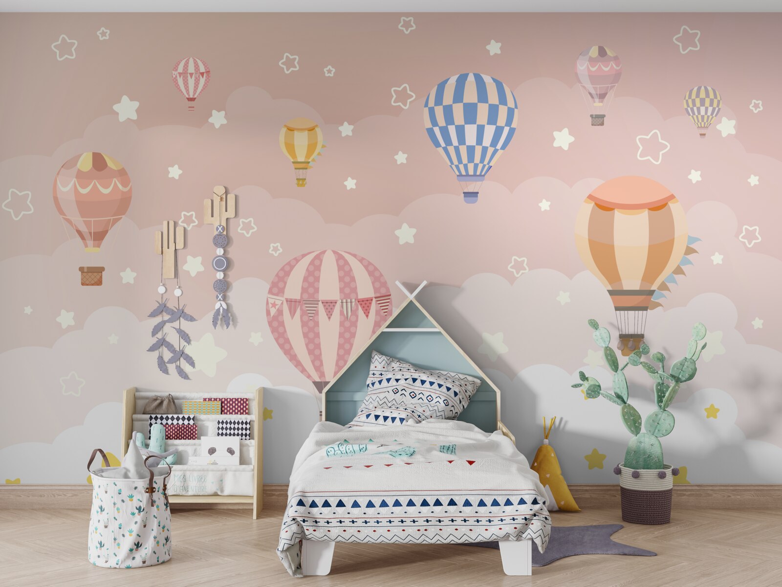 Fototapeta cestovanie teplovzdušným balónom