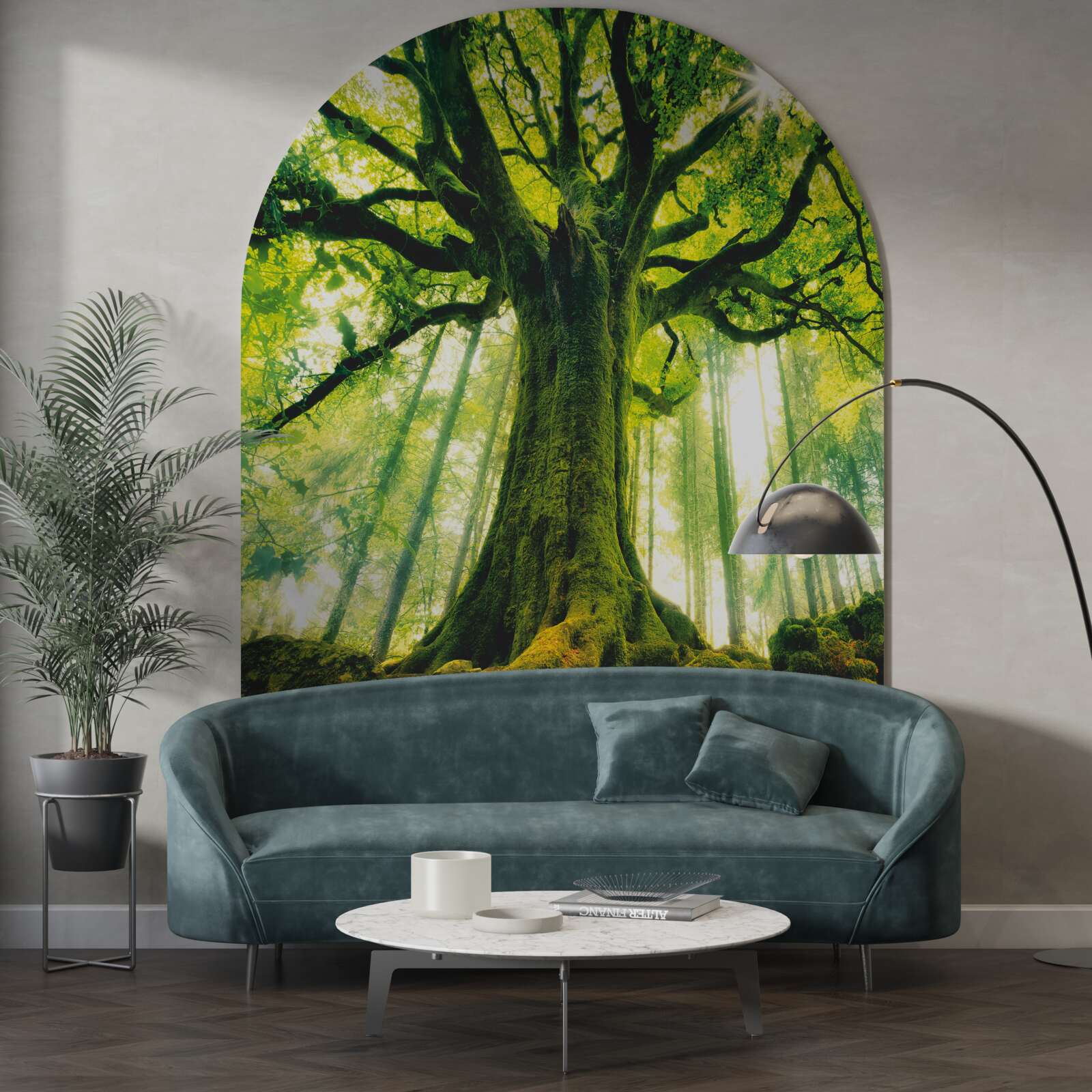 Fototapeta strom života v rannom lese