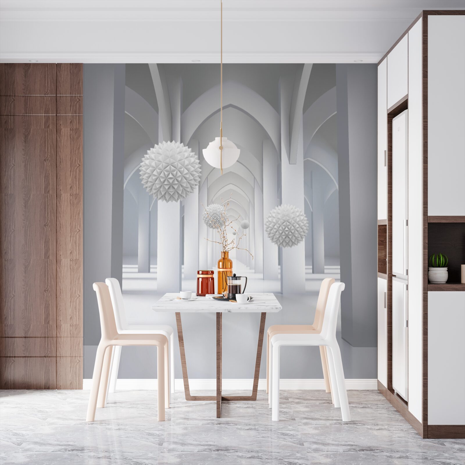 Fototapeta abstraktné gotické stĺpy