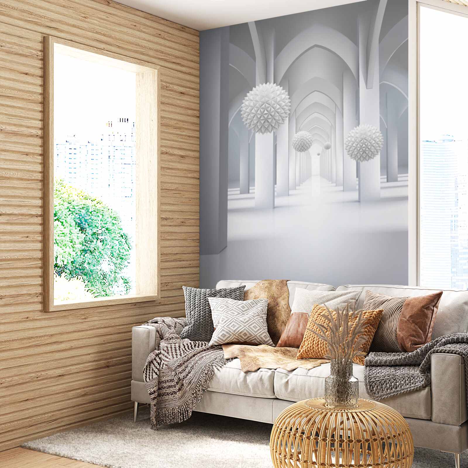 Fototapeta abstraktné gotické stĺpy