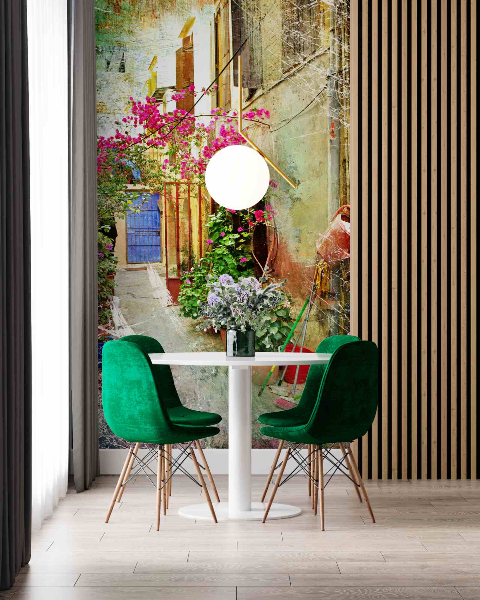 Fototapeta pohodlný dvor pre hostí