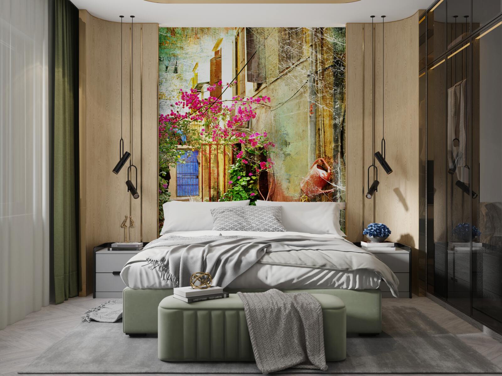 Fototapeta pohodlný dvor pre hostí