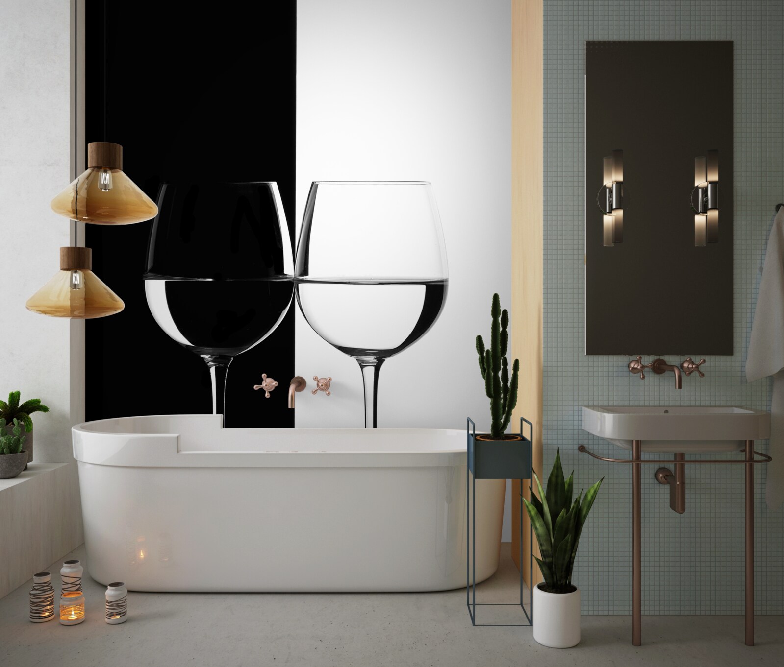 Fototapeta okuliare na svetlom a tmavom pozadí