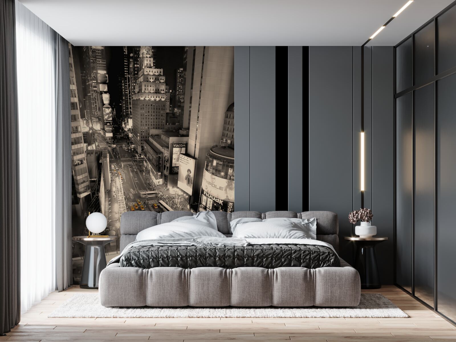 Fototapeta krát štvorec a žlté taxíky